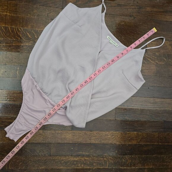 Dusty Rose Pink Hippie Laundry Spaghetti Strap Body Suit - Picture 3 of 8